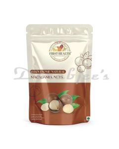 FIRST HEALTH MACADAMIA NUTS STAND UP ZIPPER POUCH NET WEIGHT 180 G