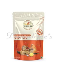 FIRST HEALTH SPICY MIX PISTACHIOS LOVERS STAND UP ZIPPER POUCH NET WEIGHT 180 G