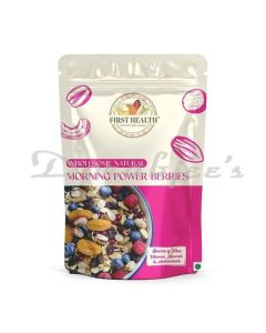 FIRST HEALTH MORNING POWER BERRIES STAND UP ZIPPER POUCH NET WEIGHT 170 G