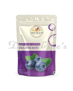 FIRST HEALTH DRIED BLUEBERRY STAND UP ZIPPER POUCH NET WEIGHT 145 G