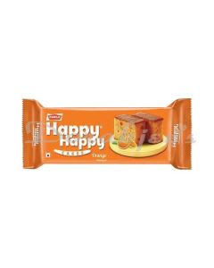 PARLE  HAPPY HAPPY ORANGE CAKE SLICES WITH EGG 100G