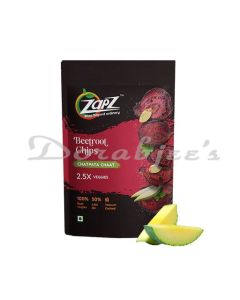 ZAPZ SNACKS BEETROOT CHATPATA CHAAT CHIPS 60G