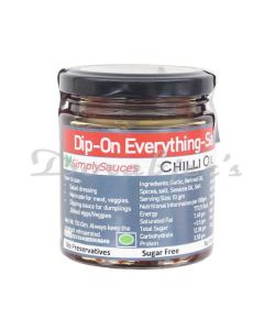 SIMPLY SAUCES CHILLI OIL 150ML ORIENTAL FLAVORED OIL WITH FRAGRANT SPICES