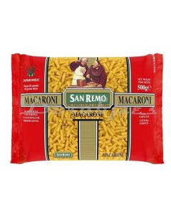 SANREMO  PASTA MACARONI  500G
