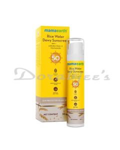 MAMA EARTH  RICE WATER DEWY SUNSCREEN 50 G