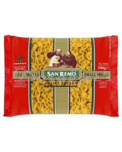 SANREMO  PASTA SMALL SHELLS 500G