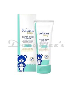 SOFTSENS BABY NATURAL DIAPER RASH CREAM ALOE VERA JUICE AND SHEA BUTTER 50 G