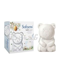 SOFTSENS KIDS TEDDY SOAP WITH SHEA BUTTER & MILK CREAM 75G