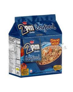2PM  THAI SEA FOOD RAMEN NOODLES  INCLUDING DEHYDRATED VEGETABLES  INSTANT 2X SPICY RAMEN 500G