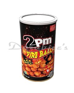 2PM  FIRE BALLS NAMKEEN  2X SPICY SNACKS  CAN 125 G
