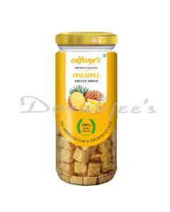 CAFUNES DRIED PINEAPPLE 25 G FREEZE DRIED  PINEAPPLE DICES FOR SWEET MOMENTS