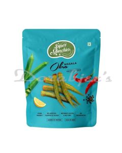 SUPER MUNCHIES MASALA OKRA DRIED VACUUM COOKED 25G