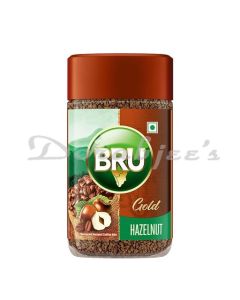 BRU GOLD FREEZE DRIED HAZELNUT INSTANT COFFEE MIX 55 G