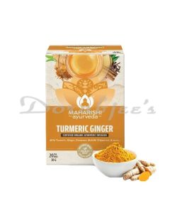 MAHARISHI AYURVEDA TURMERIC GINGER INFUSION 20 TEA BAGS