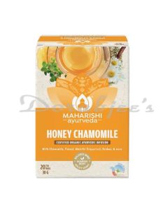 MAHARISHI AYURVEDA HONEY CHAMOMILE INFUSION 20 TEA BAGS