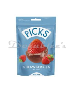 PERGALE PICKS FREEZE DRIED STRAWBERRIES WITH MILK CHOCOLATE 90G