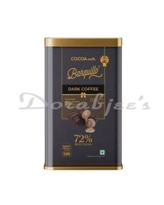 BARQUILLO DARK COFFEE CHOCOLATE MELTS 200G TIN