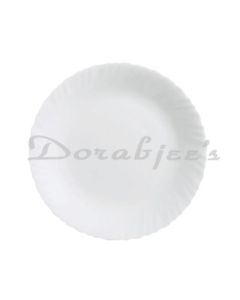 SANJEEV KAPOOR WHITE FESTON SHAPE DINNER PLATE 1075  SET OF 1 PC