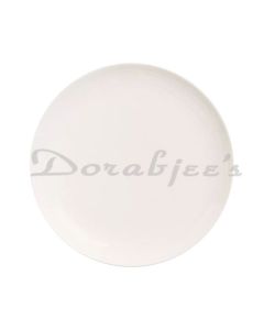 SANJEEV KAPOOR WHITE CORELLE SHAPE QUARTER PLATE 75  SET OF 1 PC