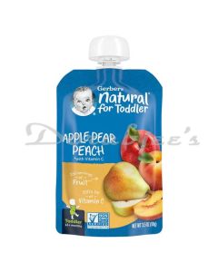 GERBER BABY FOOD APPLE PEAR PEACH FIRST STAGE 99G
