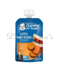 GERBER BABY FOOD APPLE SWEET POTATO CINNAMON  FIRST STAGE 99G
