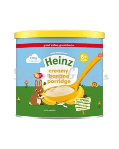 HEINZ CREAMY BANANA PORRIDGE 220G