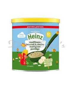 HEINZ CAULIFLOWER BROCCOLI CHEESE MULTIGRAIN BABY PORRIDGE 6 MONTHS + 200G