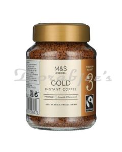 MARKS AND SPENCERS GOLD INSTANT COFFEE MEDIUM ROAST 3 100G