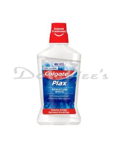 COLGATE PLAX SENSATION WHITE MOUTH WASH 500ML