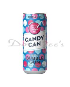 CANDY CAN BUBBLE GUM DRINK ZERO SUGAR 330ML