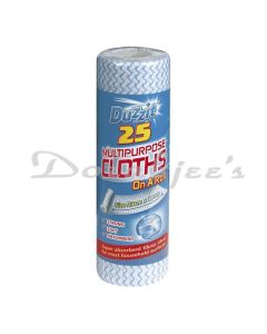 DUZZIT MLTIPRPOSE CLOTH 25S ON A ROLL