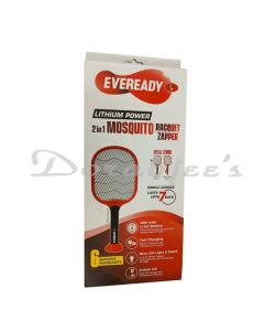 EVEREADY LITHUM POWERZAP PRO 2IN1 MOSQUITO RACKET ZAPPER