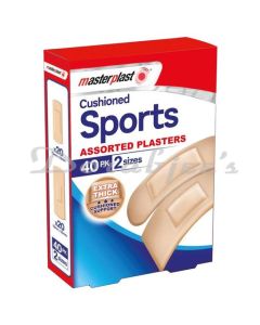 MASTERPLAST SPORTS ASSORTED PLASTER 40S