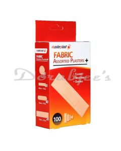 MASTERPLAST FABRIC ASSORTED PLASTERS 100S