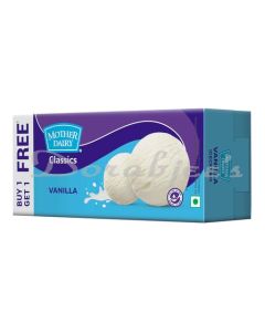 MOTHER ICE CREAM VANILLA 700ML 1+1