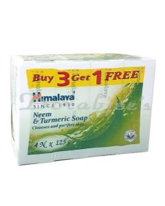 HIMALAYA NEEM & TURMERIC SOAP 75G* 4+1