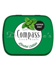 COMPASS FRESH MINTS PEPPER MINT SUGAR FREE 14G