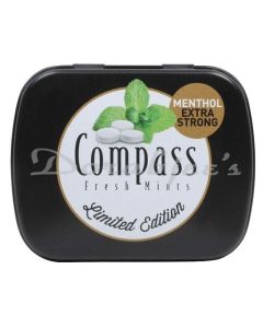 COMPASS FRESH MINTS MENTHOL EXTRA STRONG SUGAR FREE 14G