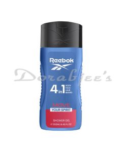 REEBOK 4X1 MOVE YUOR SPIRIT SHOWER GEL 400ML
