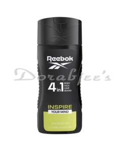 REEBOK 4X1 INSPIRE YOUR MIND SHOWER GEL 400ML