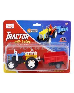 CENTY TOYS TRACTOR WITH TROLLEY