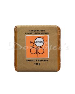 50AP BATHING BAR SANDAL & SAFFRON