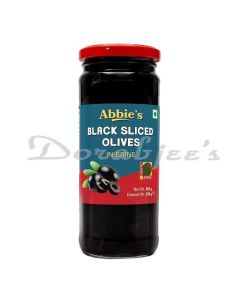 ABBIES BLACK OLIVE SLICED 450G
