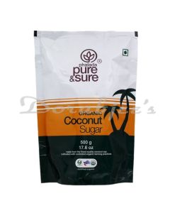 PURE AND SURE ORGANIC  COCONUT SUG 500G