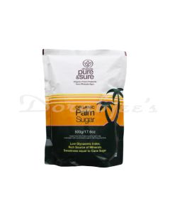 PURE AND SURE ORGANIC  PALM SUGAR  500G
