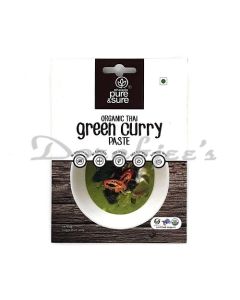 PURE AND SURE ORGANIC  GREEN CURRY PASTE 50G