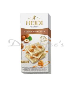 HEIDI SWISS HAZELNUT WHITE CHOCOLATE WITH WHOLE CARAMELIZED HAZELNUT 100G