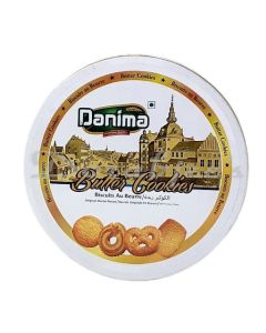 DANIMA BUTTER  COOKIES WHITE TIN 340 G