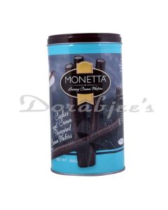 MONETTA WAFER ROLL COOKIES AND CREAM FLAVOR 300G