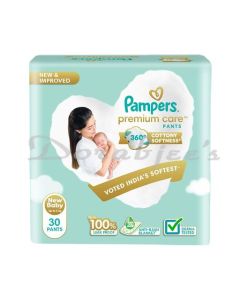 PAMPERS PREMIUM CARE PANTS DIAPERS 30 S NEW BABY